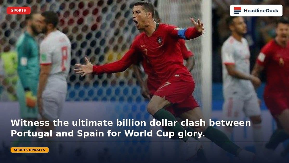 Spain and Portugal Meet in Massive $2.4 Billion World Cup Showdown