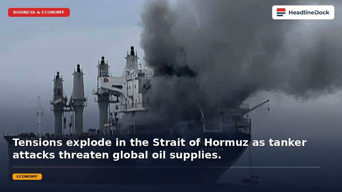 Strait of Hormuz Conflict: Oil Tanker Attack Sparks Global Shipping Tensions