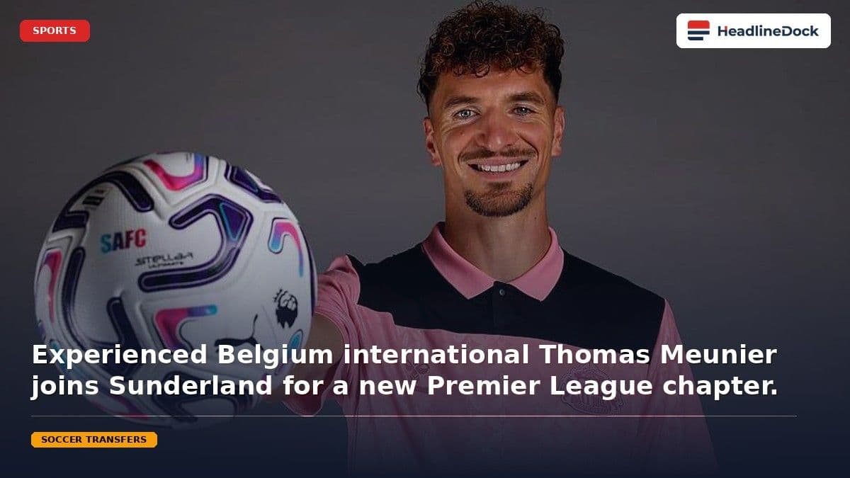Sunderland Completes Free Transfer Signing of Thomas Meunier for Premier League Season