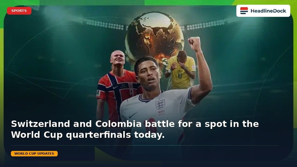 Switzerland vs Colombia: Tactical Battle Awaits in World Cup Knockout Stage