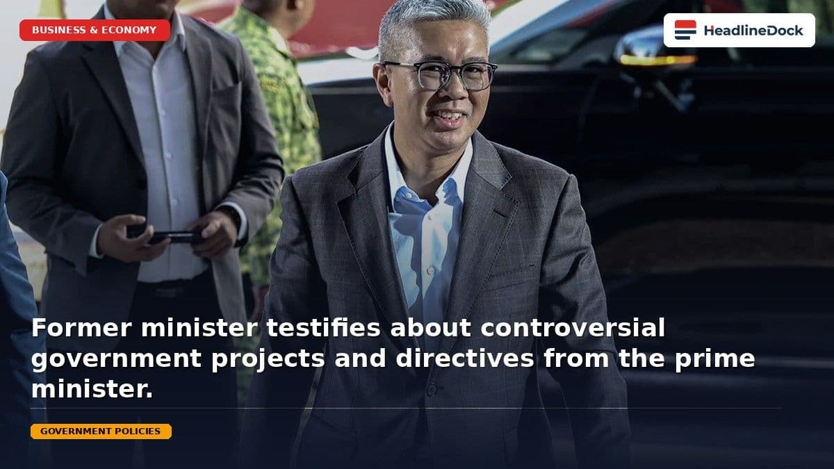 Tengku Zafrul Details Muhyiddin Yassin's Role in Jana Wibawa Court Testimony