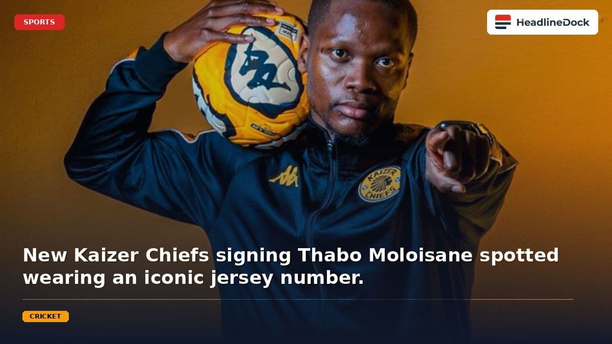 Thabo Moloisane Joins Kaizer Chiefs: Jersey Number and Defensive Impact
