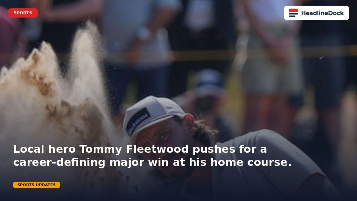 Tommy Fleetwood Eyes First Major Win at Home Royal Birkdale