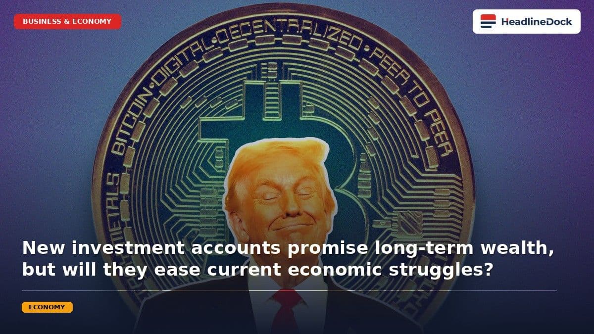 Trump Launches Child Investment Accounts Amid Rising Inflation and Economic Uncertainty