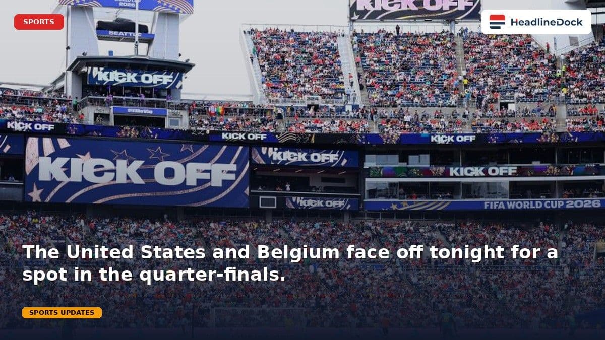 United States Faces Belgium in Crucial World Cup Round of 16 Clash