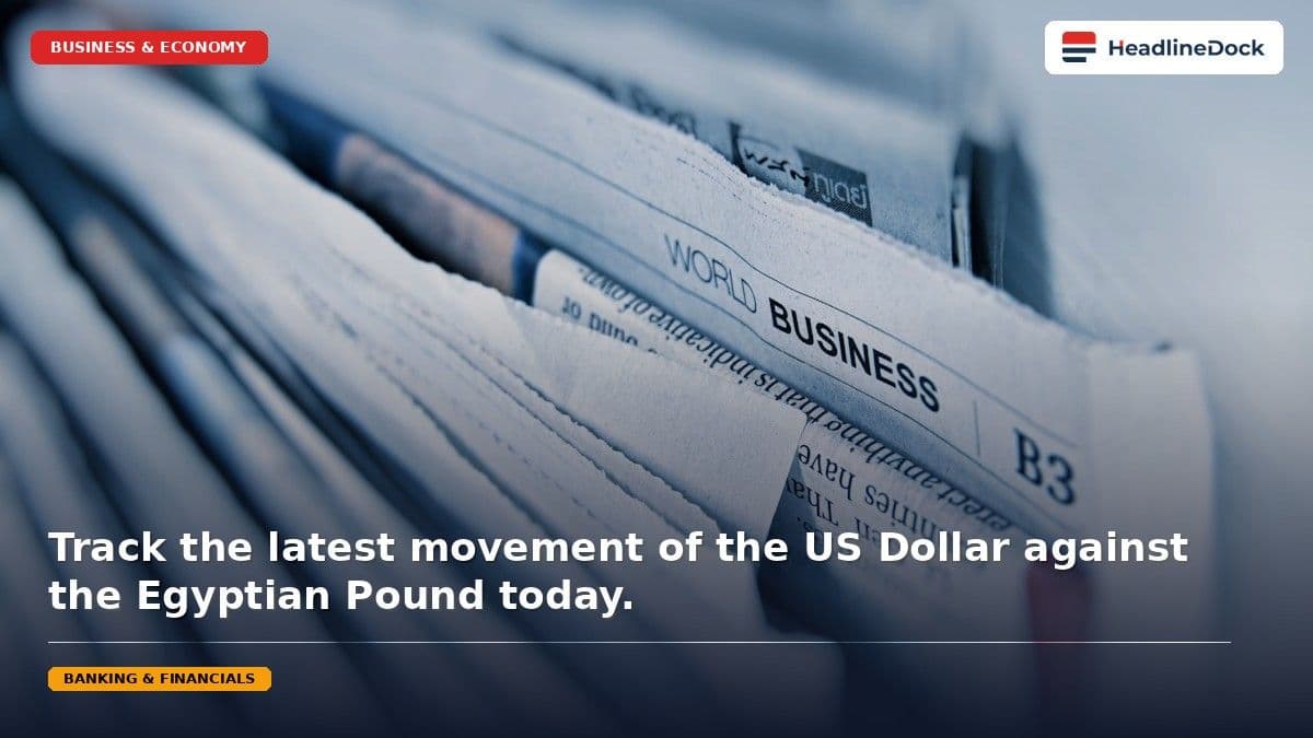 US Dollar Rate in Egyptian Banks: July 2026 Market Update Explained