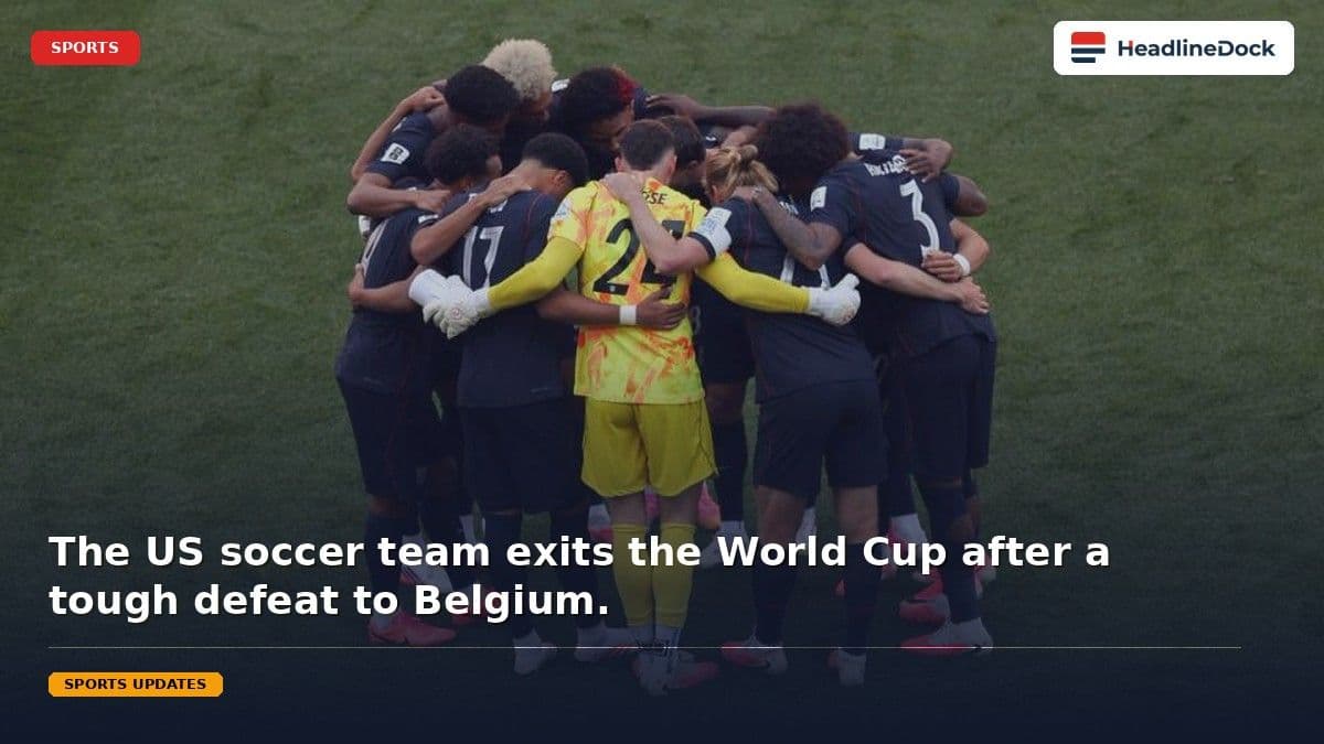 US Men's Soccer Team Faces Uncertain Future After Humiliating World Cup Exit