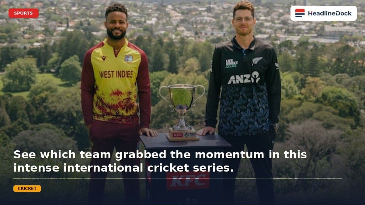 West Indies vs New Zealand ODI Series: Latest Match Results and Highlights