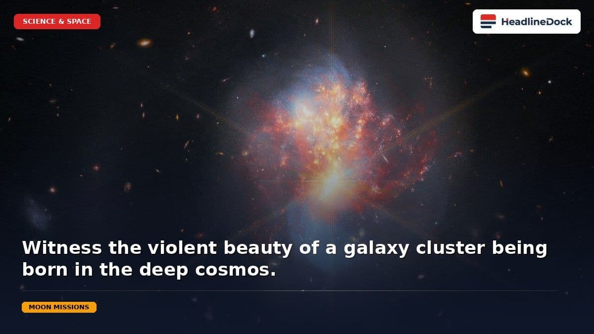 Witness the Birth of Galaxy Cluster MACS J0553.4-3342