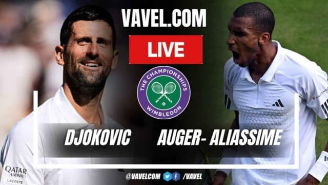Novak Djokovic Faces Felix Auger-Aliassime in High-Stakes Wimbledon Quarter-Final Match
